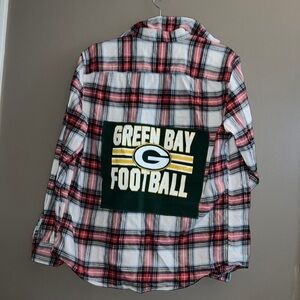Upcycled flannel shirt